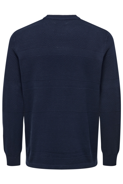 Only & Sons onsmalik reg 12 pinaple crew knit n